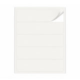 Hvide etiketpakker L - 100 ark