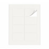 Hvide etiketpakker ML - 100 ark