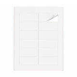 Hvide etiketpakker M - 100 ark