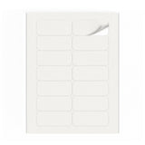 Hvide etiketpakker M - 100 ark
