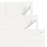 Hvide etiketpakker L - 100 ark
