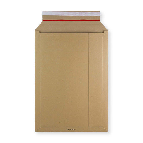 Manila Brown Peel & Seal Rigid Board Mailers Envelope (445 x 310mm)