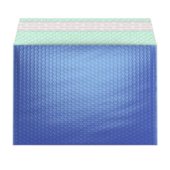Metallic Finish Bubble Bag Mailers Blue 235 x 325 mm