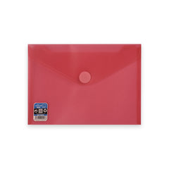 Translucent Documents Folder (V-Lock) Red 180 x 250 mm