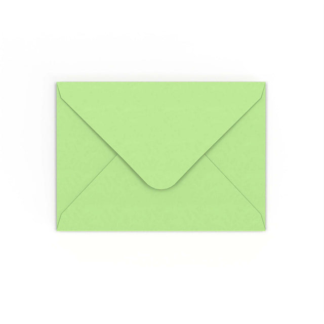 Pale Green Gummed V-Flap Envelope (125 x 175mm)