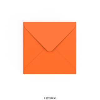 Orange konvolut 130x130 mm
