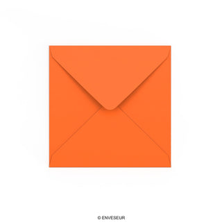 Orange konvolut 140x140 mm