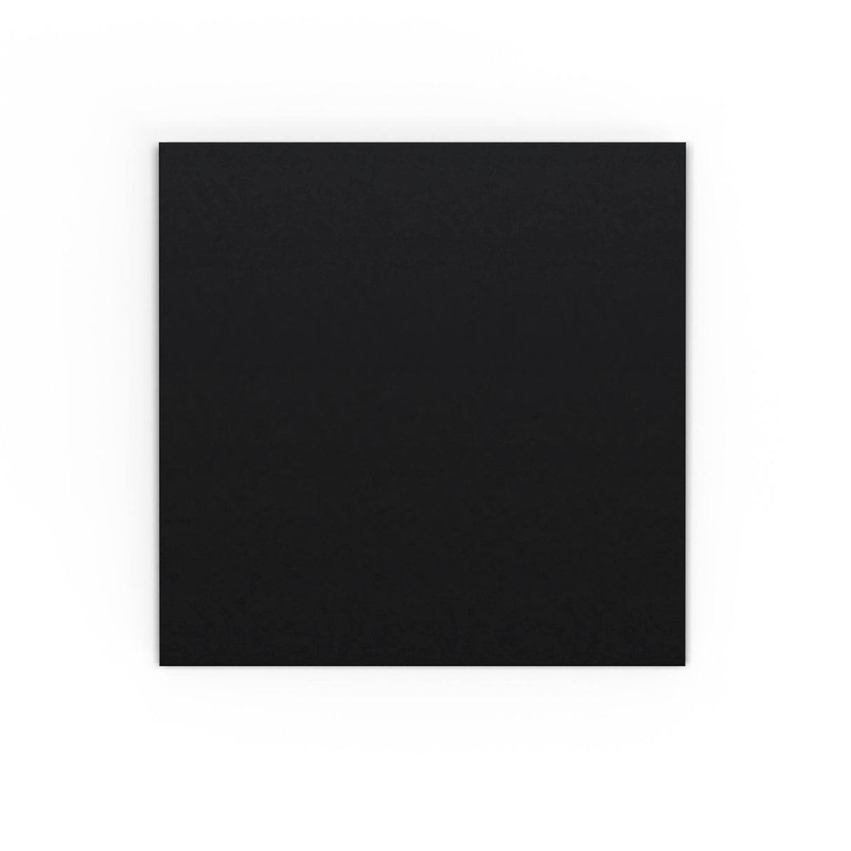 Sort kuvert med V-klap 155×155 mm