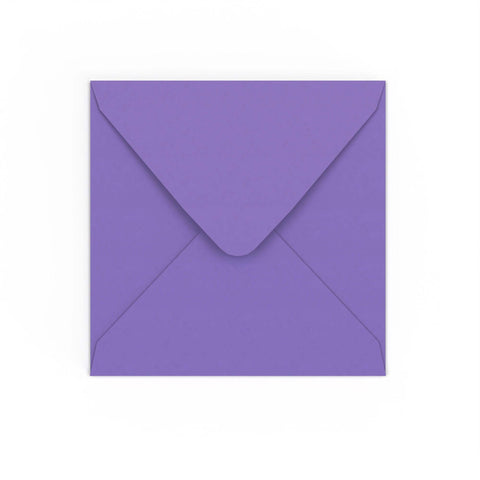 Purple Gummed V-Flap Envelope (155 x 155mm)