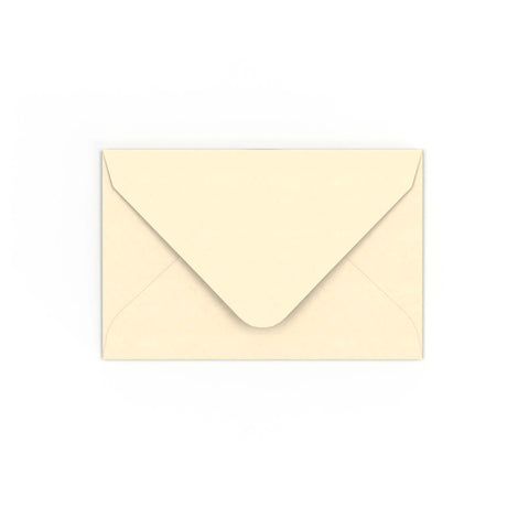 Kuvert i magnoliefarve 65x94 mm
