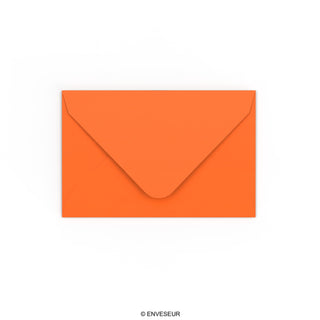 Orange konvolut 65x94 mm