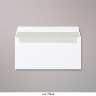 Hvid konvolut 110x220 mm (DL)