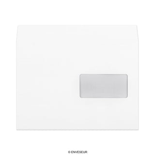 Hvid konvolut 162x229 mm (C5)