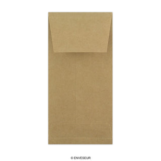 Manillafarvet kilekonvolut 220x110x25 mm (DL)