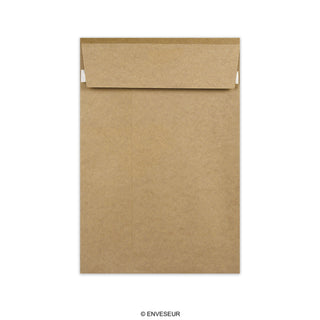 Manillafarvet kilekonvolut 220x110x25 mm (DL)