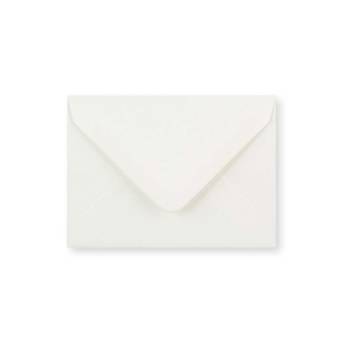 Let hvid ribbet kuvert (90 g/m²) 82x113 mm (C7)