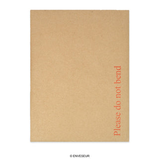 Manillakuvert med Kartonbagside – Trykt 190x140 mm