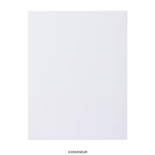 Hvidt Kuvert med Kartonbagside  240x185 mm 450gr