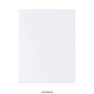 Hvidt Kuvert med Kartonbagside 241x178 mm