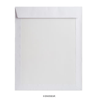 Hvidt Kuvert med Kartonbagside 430x320 mm 450gr
