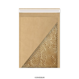 Økologiske polstrede konvolutter - Honeycomb