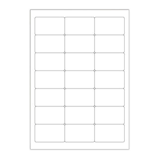 White Adhesive Labels