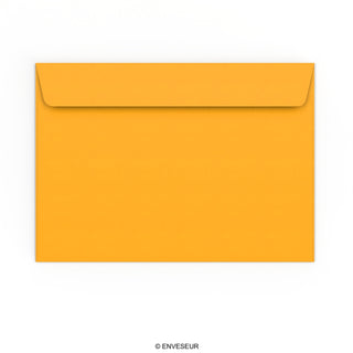 Mørkegul konvolut 162x229 mm (C5)