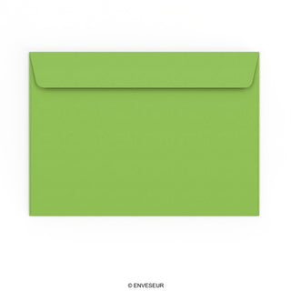 Mellemgrøn konvolut 162x229 mm (C5)