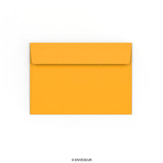 Mørkegul konvolut 114x162 mm (C6)