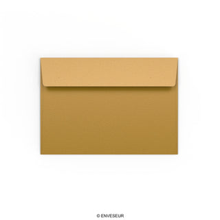 Guldfarvet konvolut 114x162 mm (C6)