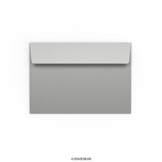 Sølvfarvet konvolut 114x162 mm (C6)