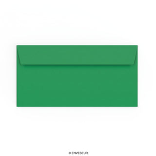 Mørkegrøn konvolut 110x220 mm (DL)