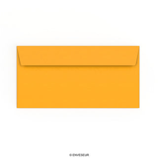Mørkegul konvolut 110x220mm (DL)