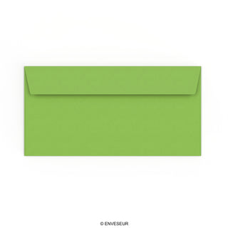 Mellemgrøn konvolut 110x220 mm (DL)