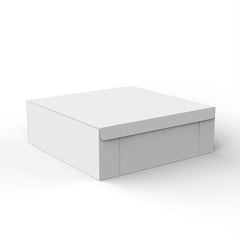 White Cardboard Boxes White 280 x 280 x 100 mm