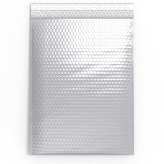 Metallic Finish Bubble Bag Mailers Silver 450 x 320 mm (C3)