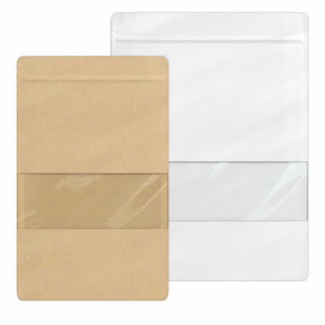 Doypack fødevarer ståpose med rude