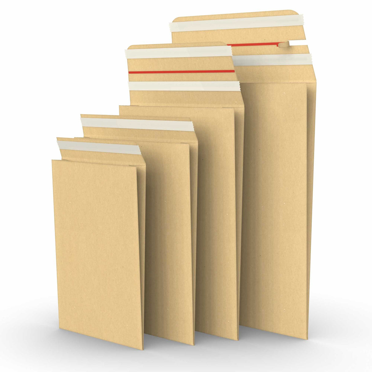 Genanvendelig postpose af papir 353 x 250 x 50 mm