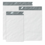 Hvide forsendelsesposer af polyethylen