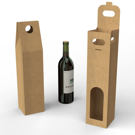 Papkasse vinflaske (75 cl)