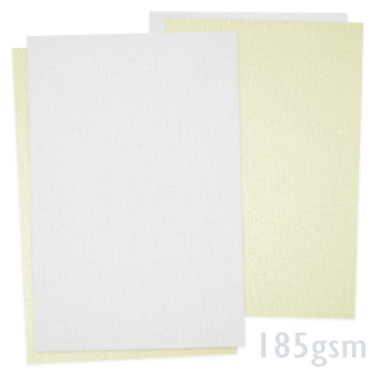 Linnedstruktureret papir 185g/m²