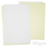 Linnedstruktureret papir 185g/m²