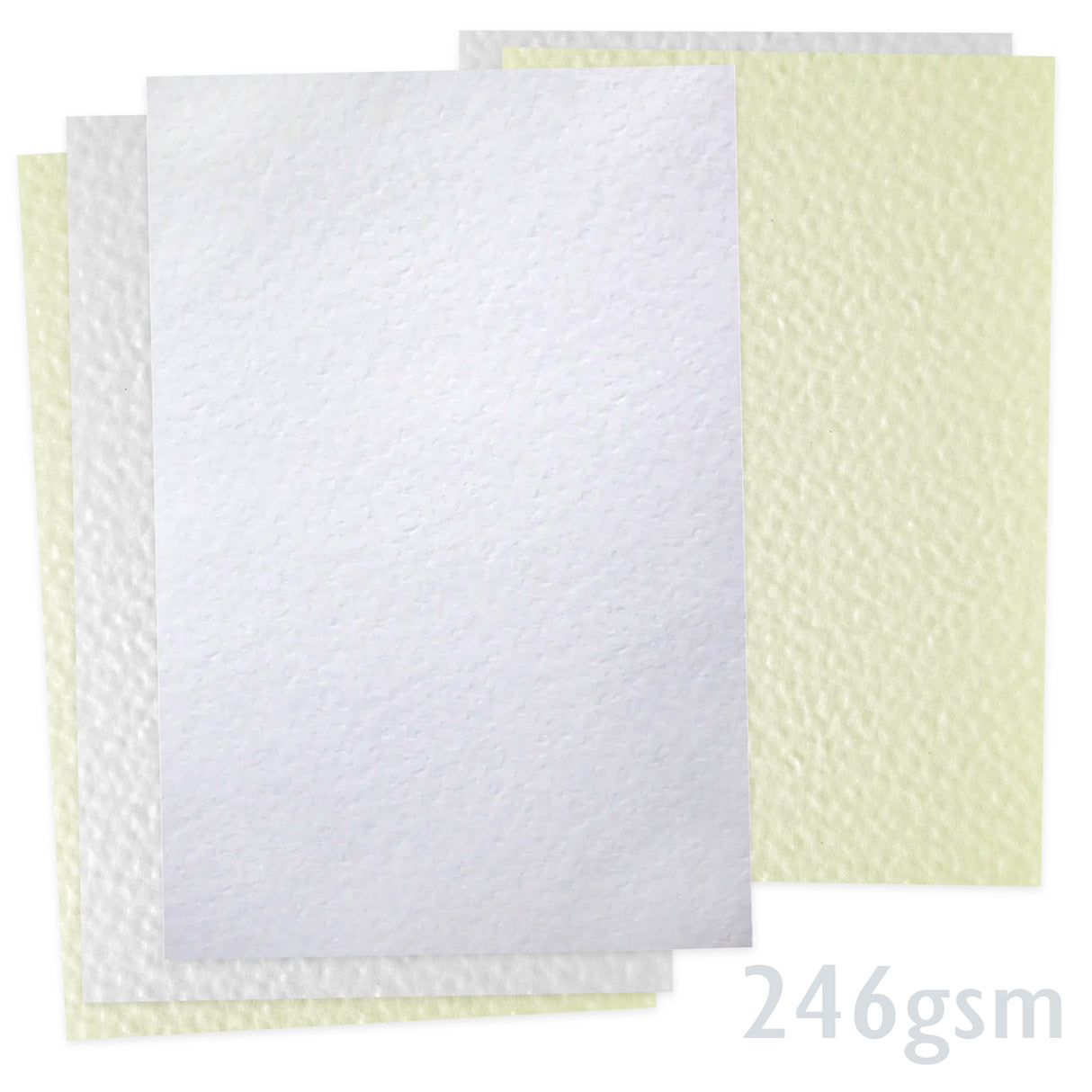 Hammerstruktureret papir 246g/m²