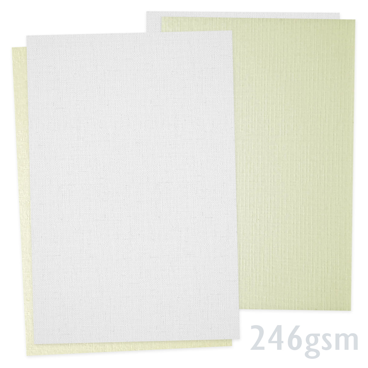 Linnedstruktureret papir 246g/m²