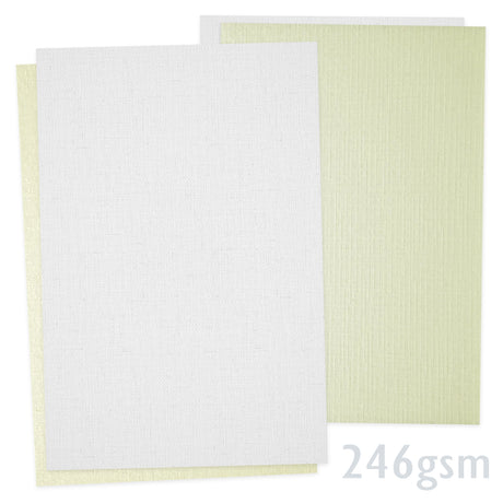 Linnedstruktureret papir 246g/m²