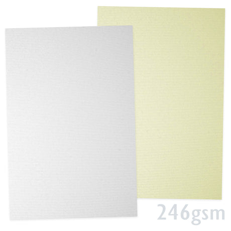 Linnedstruktureret papir 246g/m²