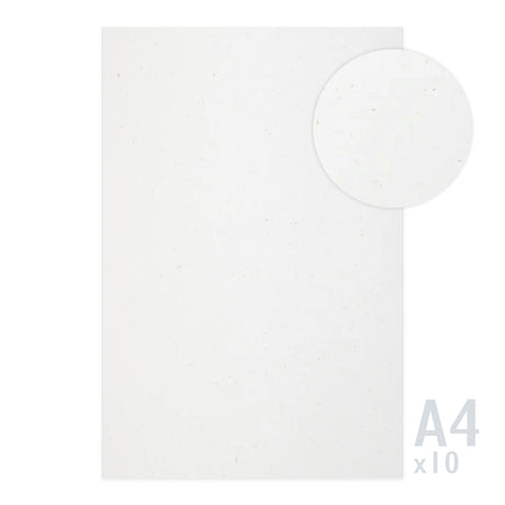 Hvidt papir 130g/m² - 10 A4 ark
