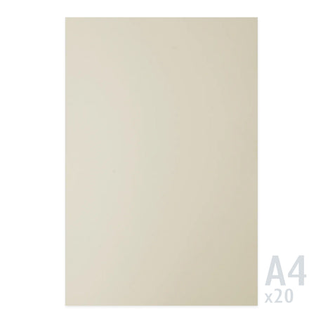 Sirio Color cremefarvet papir 140g/m² - 20 A4 ark