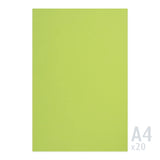 Sirio Color papir assorteret 170g/m² - 20 ark