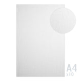 Linnedstruktureret papir 215g/m² - 10 A4 ark